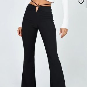 Princess Polly Lovey Pants Black